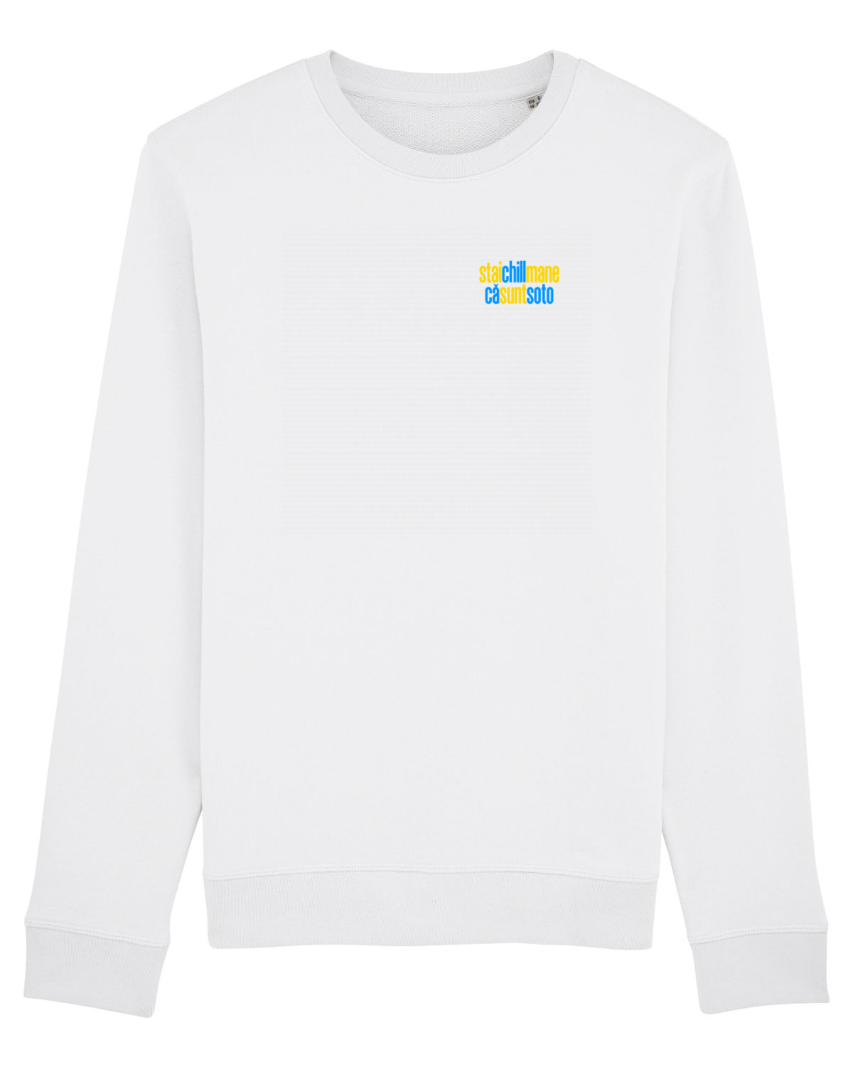 Bluză mânecă lungă Unisex Rise White
