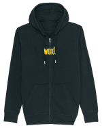 WORD Hanorac cu fermoar Unisex Connector