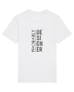 Probably Designer Tricou mânecă scurtă Unisex Rocker