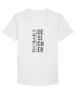 Probably Designer Tricou mânecă scurtă guler larg Bărbat Skater
