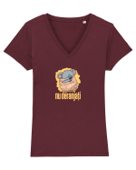 NU DERANJATI - Koala  Tricou mânecă scurtă guler V Damă Evoker