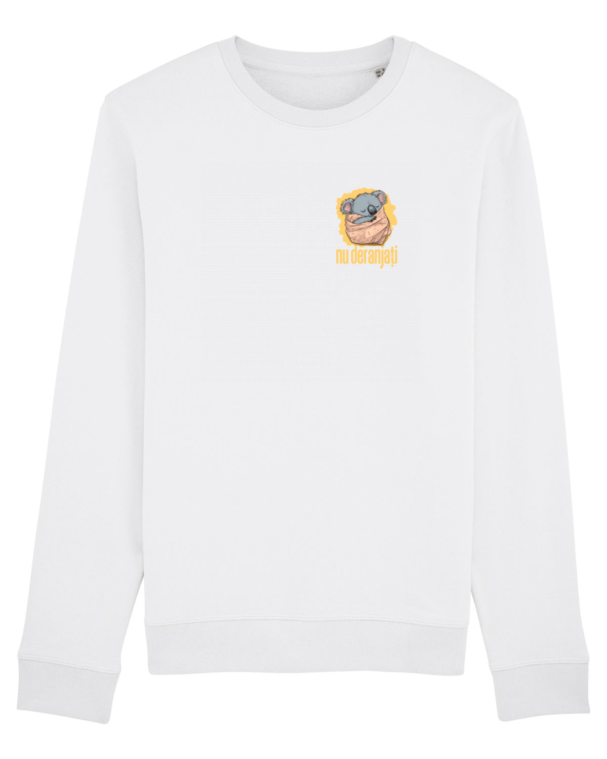Bluză mânecă lungă Unisex Rise White