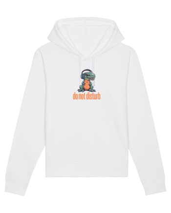 DO NOT DISTURB -Dinozaur T Rex care asculta muzica White