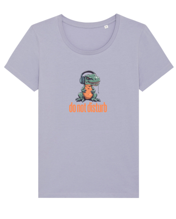 DO NOT DISTURB -Dinozaur T Rex care asculta muzica Lavender