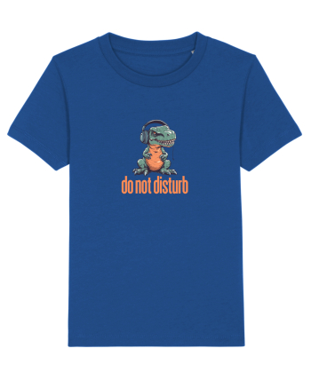 DO NOT DISTURB -Dinozaur T Rex care asculta muzica Majorelle Blue