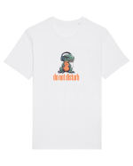 DO NOT DISTURB -Dinozaur T Rex care asculta muzica Tricou mânecă scurtă Unisex Rocker
