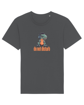 DO NOT DISTURB -Dinozaur T Rex care asculta muzica Anthracite