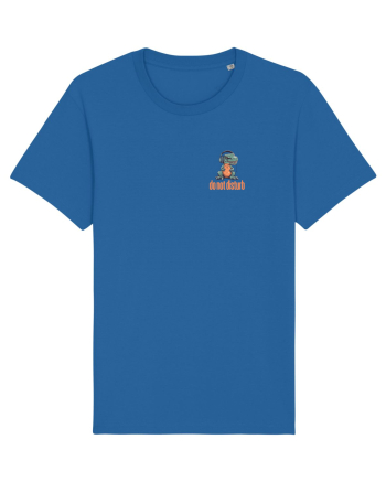 DO NOT DISTURB 2 - Dinozaur T Rex care asculta muzica Royal Blue