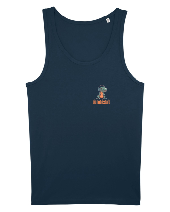 DO NOT DISTURB 2 - Dinozaur T Rex care asculta muzica Navy