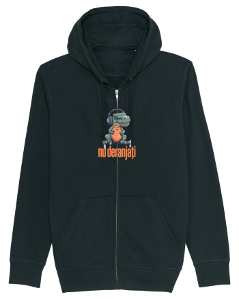 NU DERANJATI - Dinozaur T Rex care asculta muzica Black