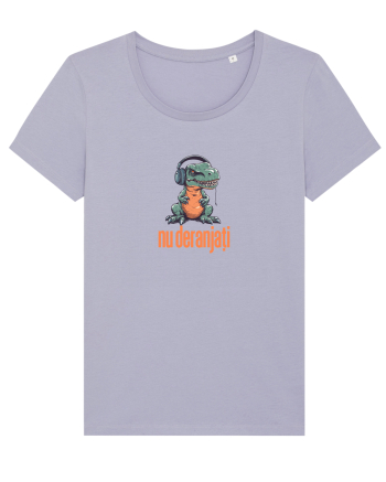 NU DERANJATI - Dinozaur T Rex care asculta muzica Lavender