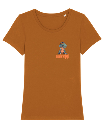 NU DERANJATI 2 - Dinozaur T Rex care asculta muzica Roasted Orange