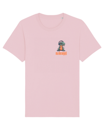NU DERANJATI 2 - Dinozaur T Rex care asculta muzica Cotton Pink