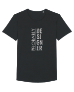 Probably Designer Tricou mânecă scurtă guler larg Bărbat Skater