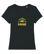 NU DERANJATI  - Broasca testoasa  Tricou mânecă scurtă guler larg fitted Damă Expresser