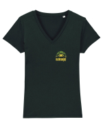 NU DERANJATI  - Broasca testoasa  2 Tricou mânecă scurtă guler V Damă Evoker