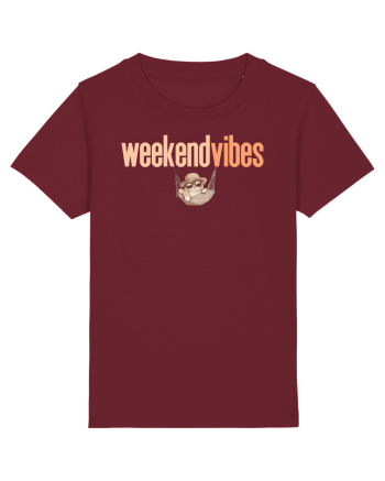 WEEKEND VIBES - pisica in hamac Burgundy