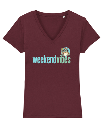WEEKEND VIBES - lenes cu cocktail 3 Burgundy
