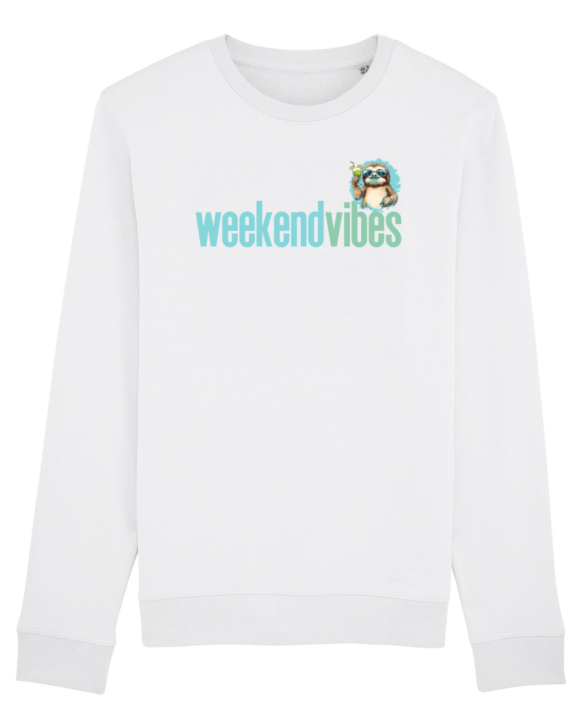 Bluză mânecă lungă Unisex Rise White