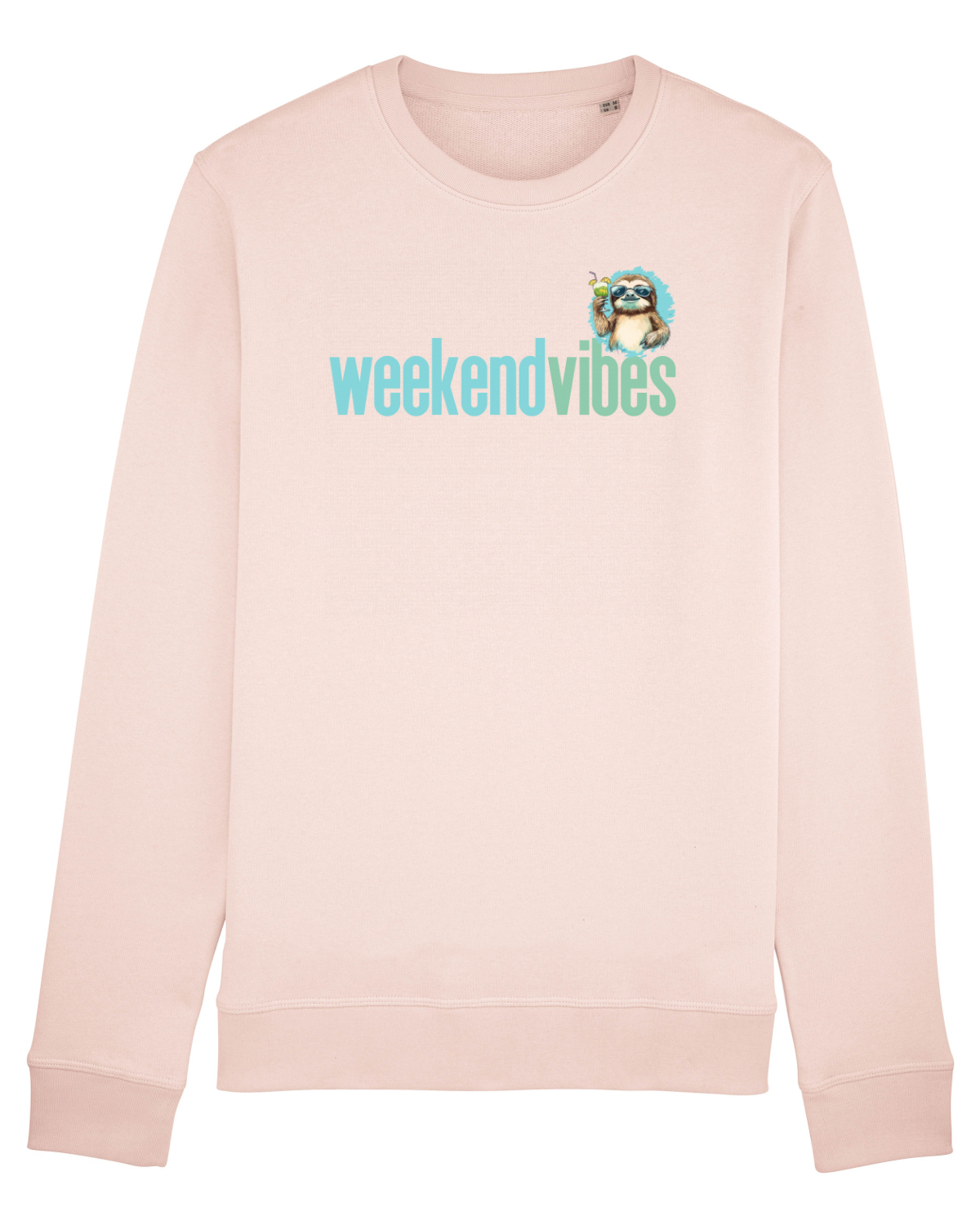 Bluză mânecă lungă Unisex Rise Candy Pink