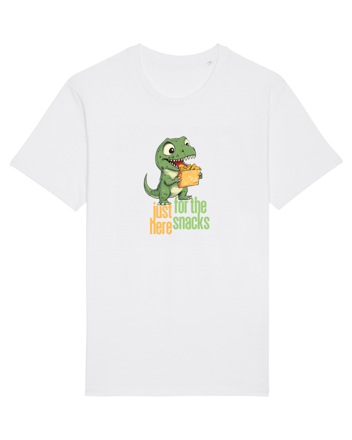 Tricou mânecă scurtă Unisex Rocker White