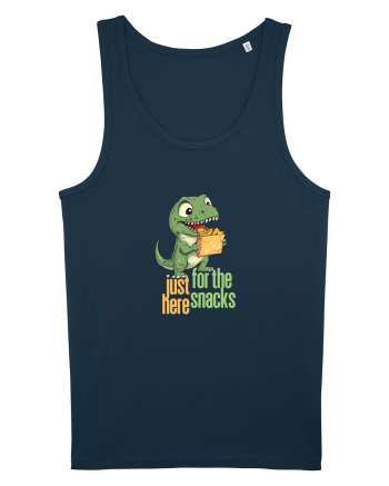 JUST HERE FOR THE SNACKS - DINOZAUR - SUNT AICI PENTRU GUSTARI Navy
