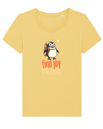 FIND JOY IN THE JOURNEY - PINGUIN - BUCURA-TE DE CALATORIE / DRUM Jojoba