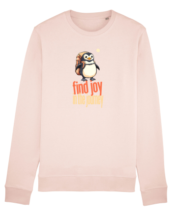 FIND JOY IN THE JOURNEY - PINGUIN - BUCURA-TE DE CALATORIE / DRUM Candy Pink