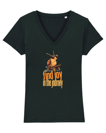 FIND JOY IN THE JOURNEY - MELC - BUCURA-TE DE CALATORIE / DRUM Black