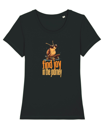 FIND JOY IN THE JOURNEY - MELC - BUCURA-TE DE CALATORIE / DRUM Black