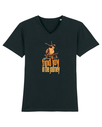 FIND JOY IN THE JOURNEY - MELC - BUCURA-TE DE CALATORIE / DRUM Black
