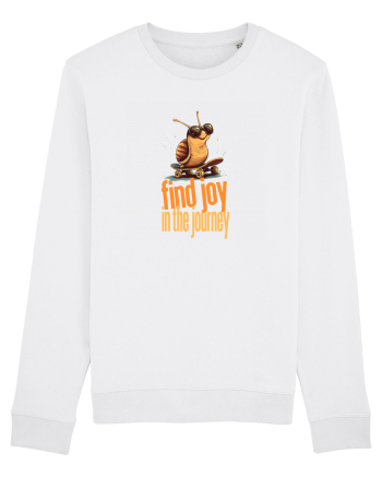 FIND JOY IN THE JOURNEY - MELC - BUCURA-TE DE CALATORIE / DRUM White