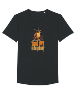 FIND JOY IN THE JOURNEY - MELC - BUCURA-TE DE CALATORIE / DRUM Tricou mânecă scurtă guler larg Bărbat Skater