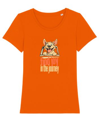 FIND JOY IN THE JOURNEY - CAINE- BUCURA-TE DE CALATORIE / DRUM Bright Orange