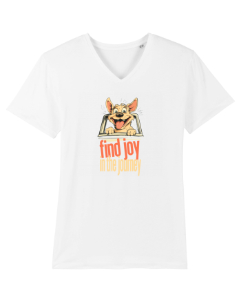 FIND JOY IN THE JOURNEY - CAINE- BUCURA-TE DE CALATORIE / DRUM White