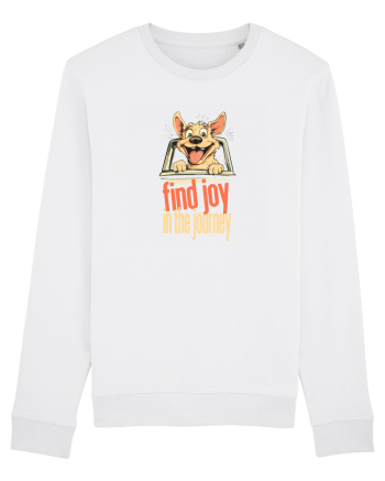 FIND JOY IN THE JOURNEY - CAINE- BUCURA-TE DE CALATORIE / DRUM White
