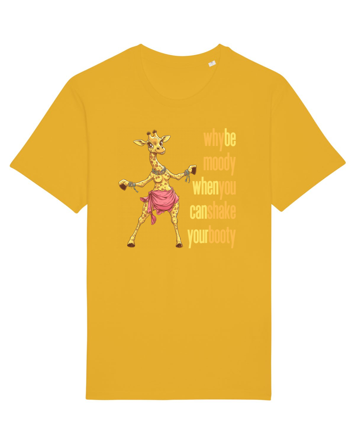 Tricou mânecă scurtă Unisex Rocker Spectra Yellow