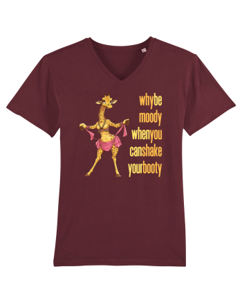 WHY BE MOODY WHEN YOU CAN SHAKE YOUR BOOTY - GIRAFA BELLYDANCER 2 Burgundy