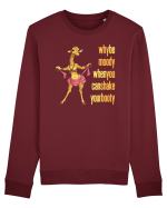 WHY BE MOODY WHEN YOU CAN SHAKE YOUR BOOTY - GIRAFA BELLYDANCER 2 Bluză mânecă lungă Unisex Rise