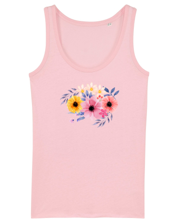 Flowers Cotton Pink