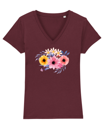 Flowers Burgundy