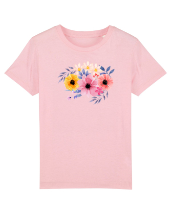 Flowers Cotton Pink