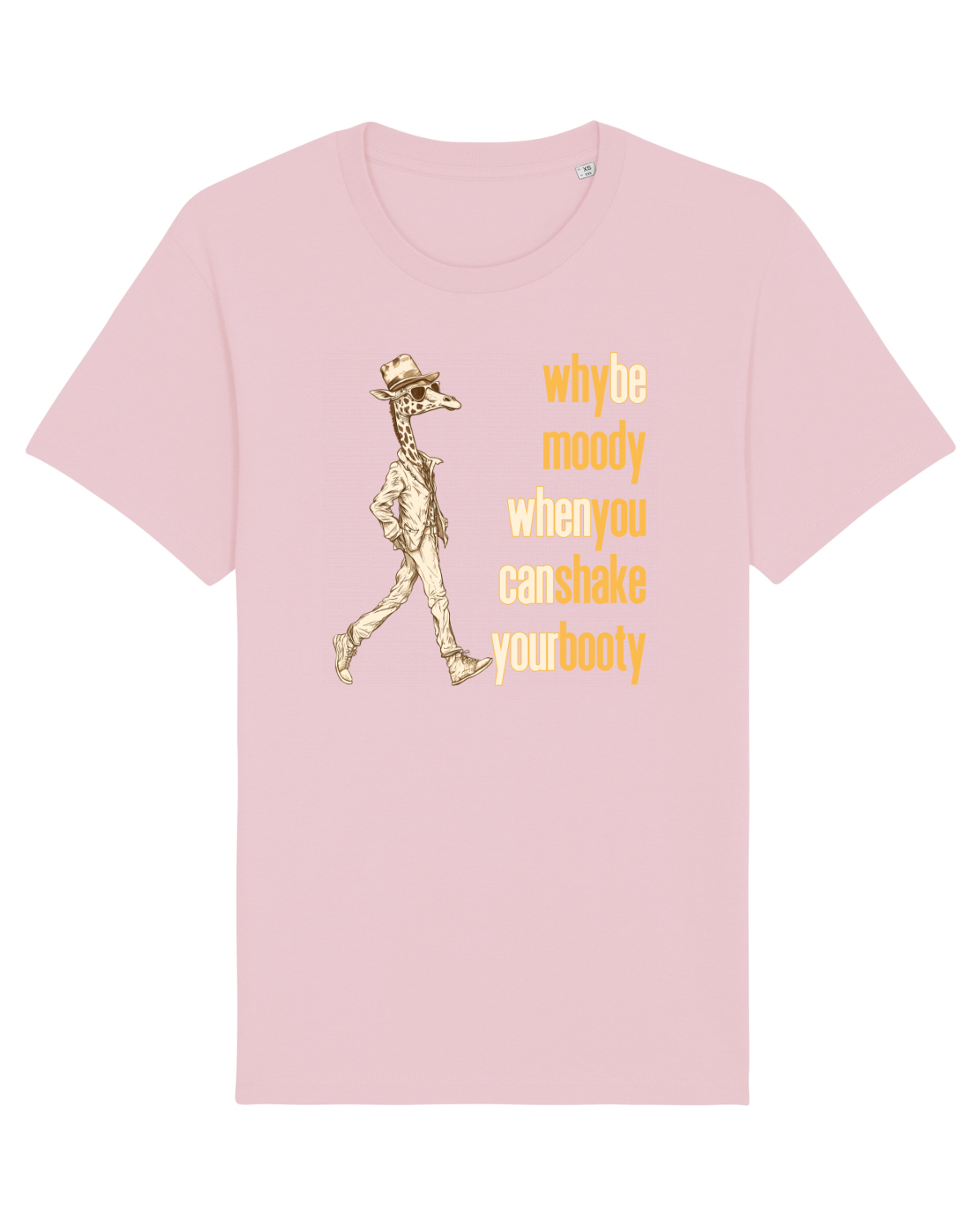 Tricou mânecă scurtă Unisex Rocker Cotton Pink