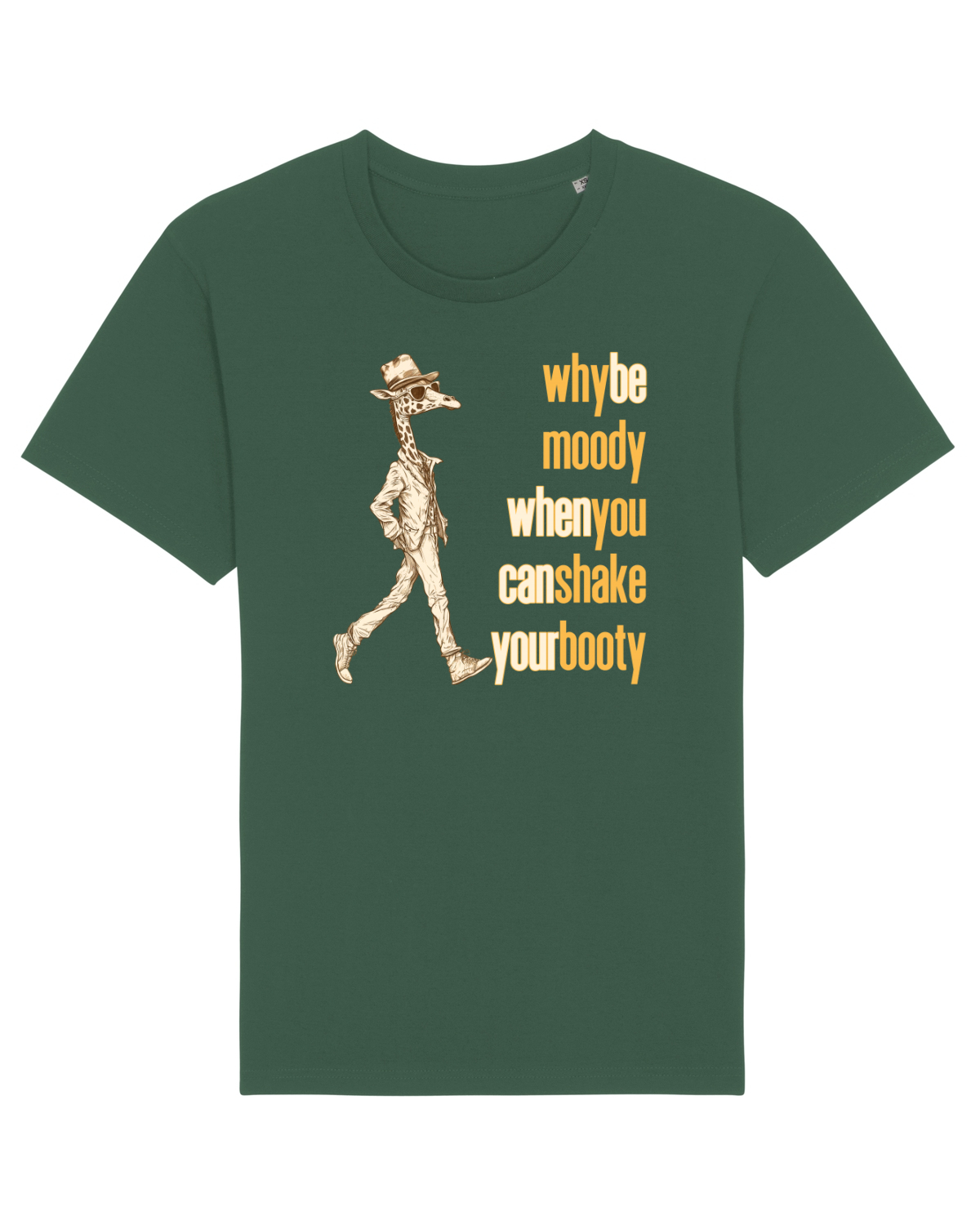 Tricou mânecă scurtă Unisex Rocker Bottle Green