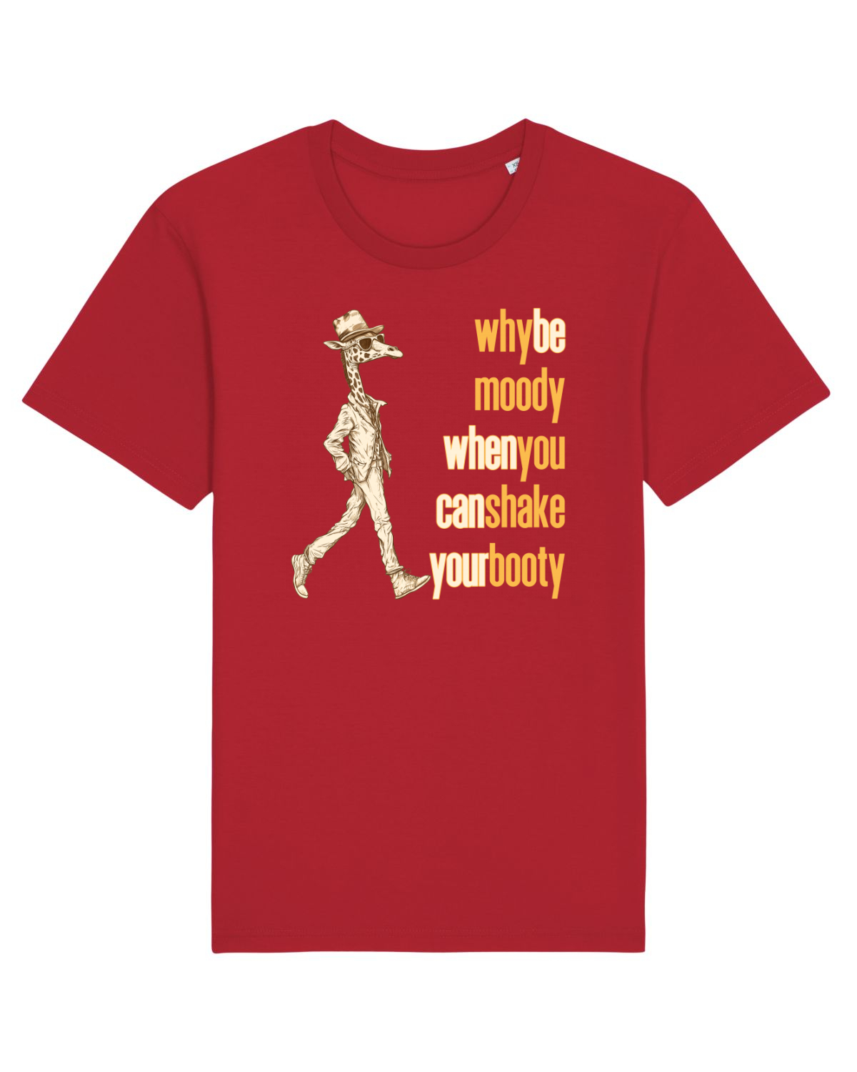 Tricou mânecă scurtă Unisex Rocker Red