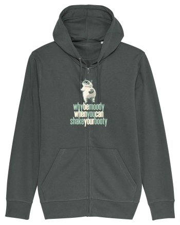 WHY BE MOODY WHEN YOU CAN SHAKE YOUR BOOTY - PISICA GRUMPY Anthracite