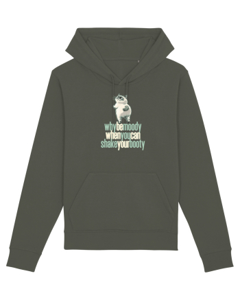WHY BE MOODY WHEN YOU CAN SHAKE YOUR BOOTY - PISICA GRUMPY Khaki