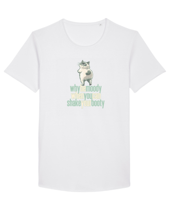 WHY BE MOODY WHEN YOU CAN SHAKE YOUR BOOTY - PISICA GRUMPY White