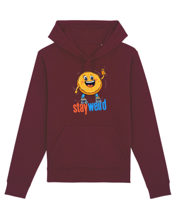 STAY WEIRD - Gogoasa - selfie Burgundy