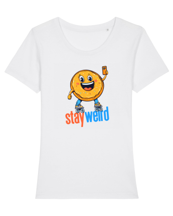 STAY WEIRD - Gogoasa - selfie White